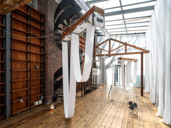 Installation view of “The 14th Gwangju Biennale” Horanggasinamu Art Polygon, Gwangju, 2023