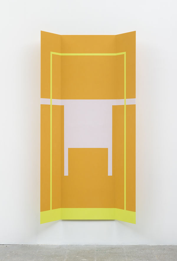 yellow geometric body board