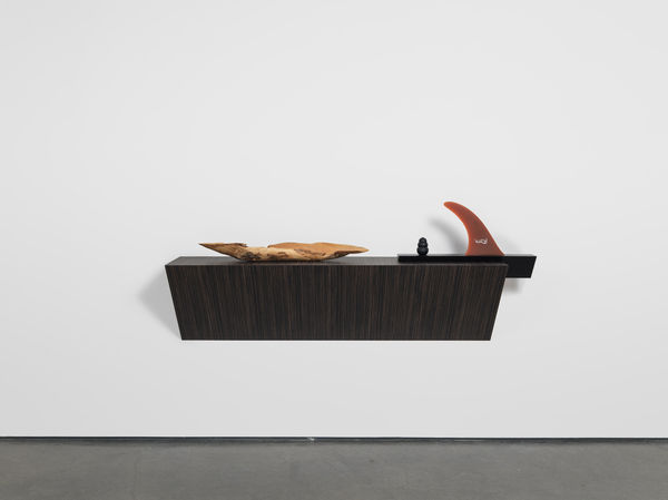 Image of Untitled (bowl, dog chew, fin)