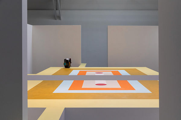 Installation view of with what eyes?, curated by Diego Villalobos, CCA Wattis Institute, San Francisco