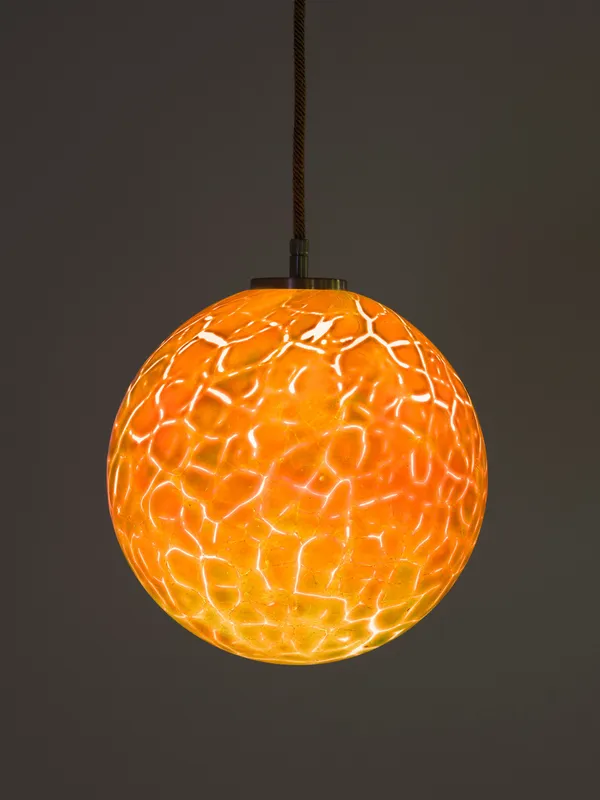 Slavs and Tatars lamp turned on