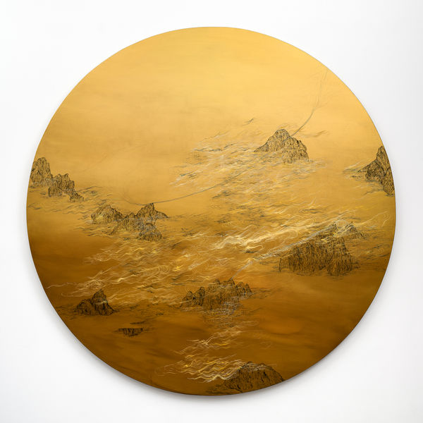 Image of Landscape in gold, 2025.