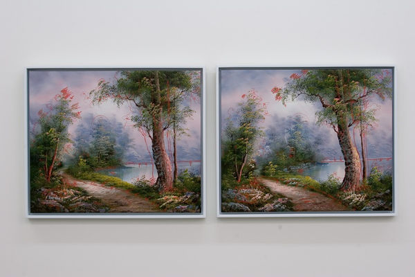 Landscape (Two Different Reproductions)