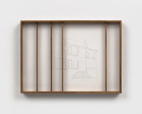 Image of Untitled (Jailed poets drawing)