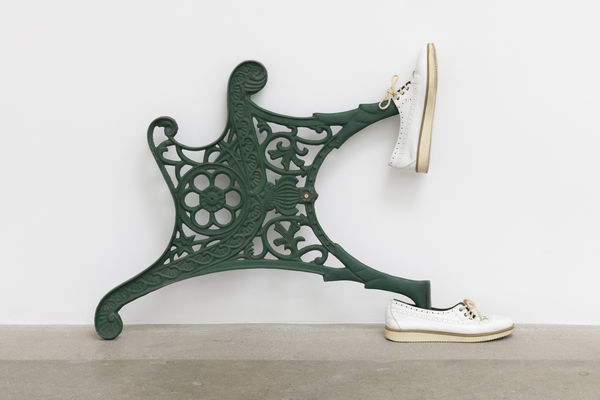 Image of Catachresis #88 (Legs of the chair, arm of the chair, eye of the potato, tongues of the shoes).