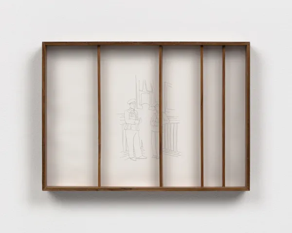 Image of Untitled (Jailed poets drawing)