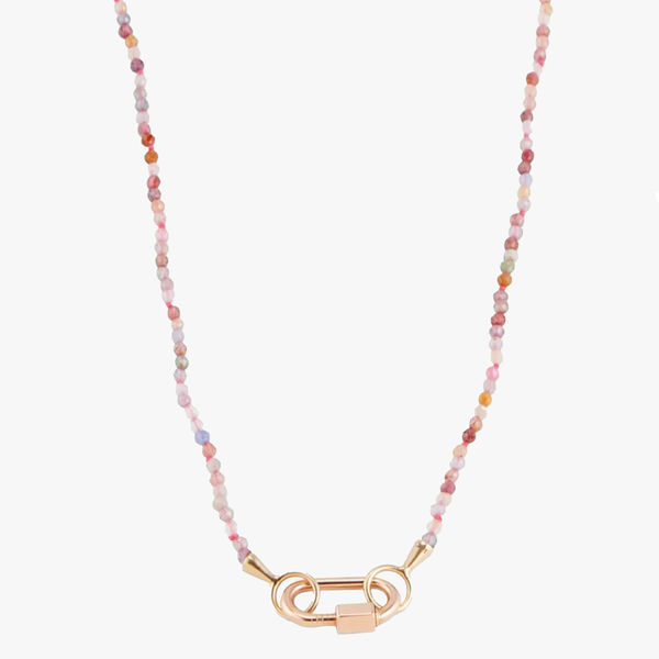 Marla Aaron, Itty bitty strand with chubby babylock in rose gold