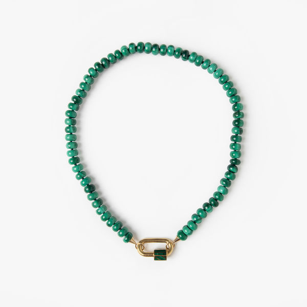 Marla Aaron, Malachite rondelle strand