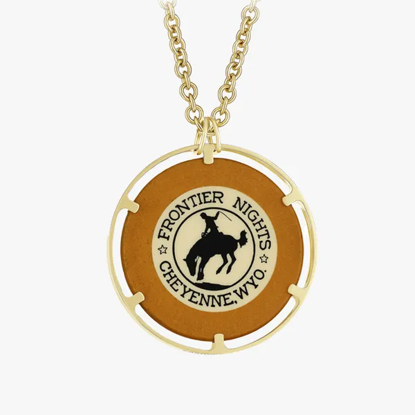 Francesca Villa, Money go round casino chip pendant necklace