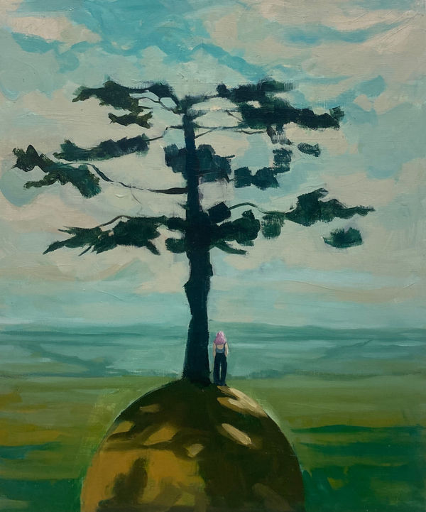 Louise Neiland, Jenny in pink, 2021