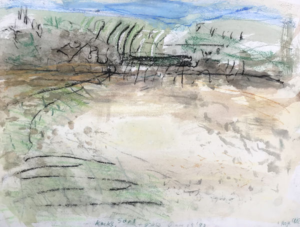 Bernadette Kiely, Rock Sand + Grass, 2021