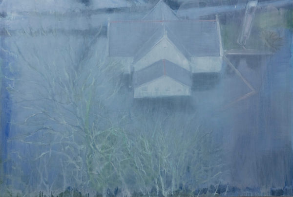 Bernadette Kiely, House on a river – Loughrea or somewhere, 2019