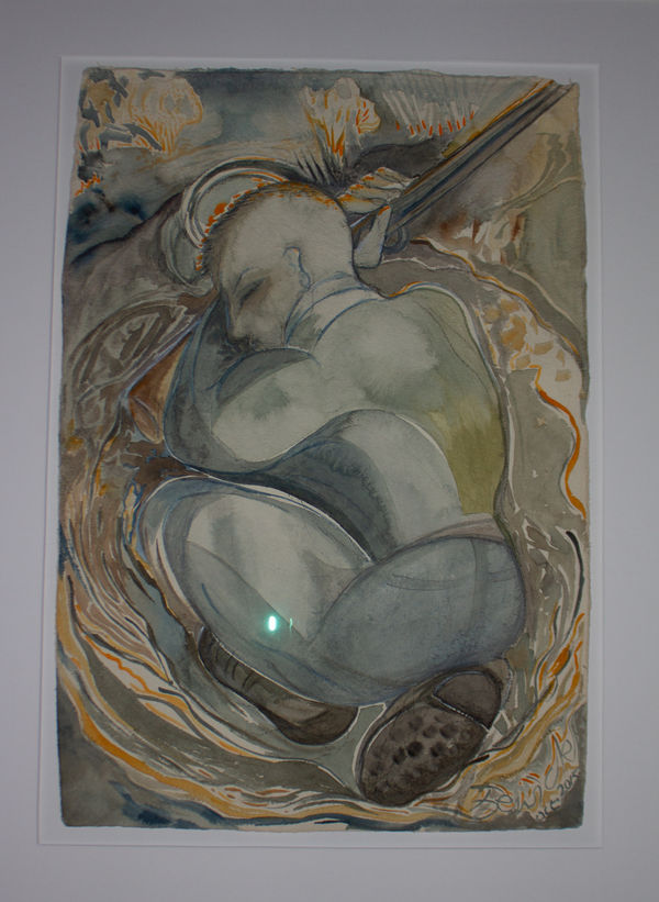 Pauline Bewick, Sleeping Young Soldier, 2015