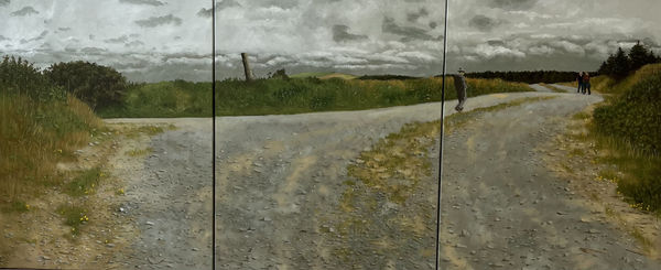 Martin Gale, Meeting in the Mountains, (tryptich), 2023