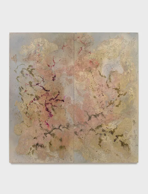 Tonia Calderon, Here we are, together. As we watch the world burn., (Diptych), 2025