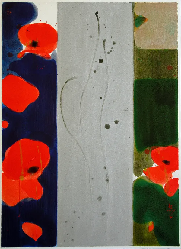 Teruko Yokoi, Poppies - Morning, 1985