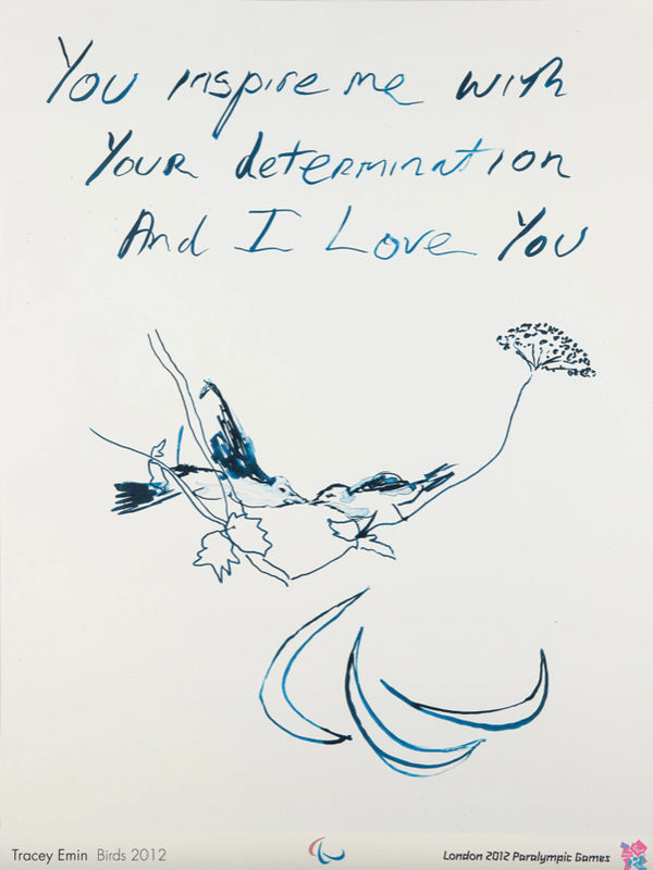Tracey Emin, Birds - Poster