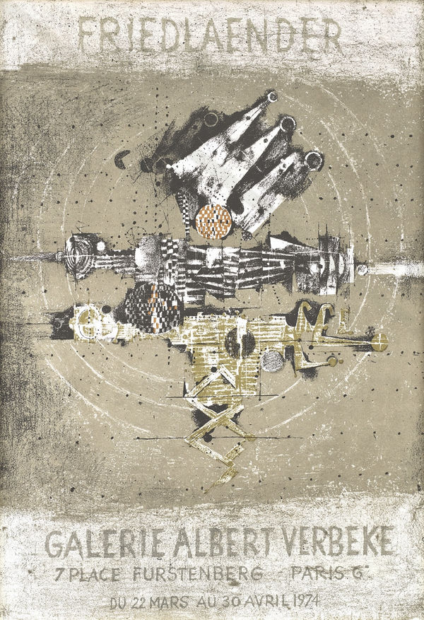 Johnny Friedlaender, Friedlaender, Gallerie Albert Verbeke, 1974