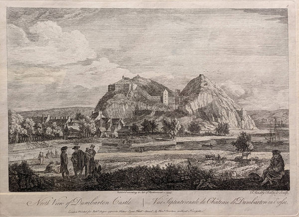 Paul Sandby, North View of Dumbarton Castle, 1753