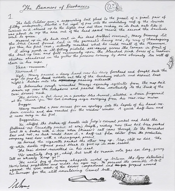 John Byrne RSA, The Banners of Darkness