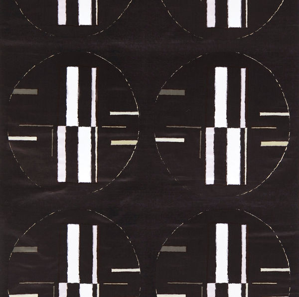 Alan Reynolds Legend, 1963 for Edinburgh Weavers screen printed cotton satin 46 ¾ x 49 ½ inches