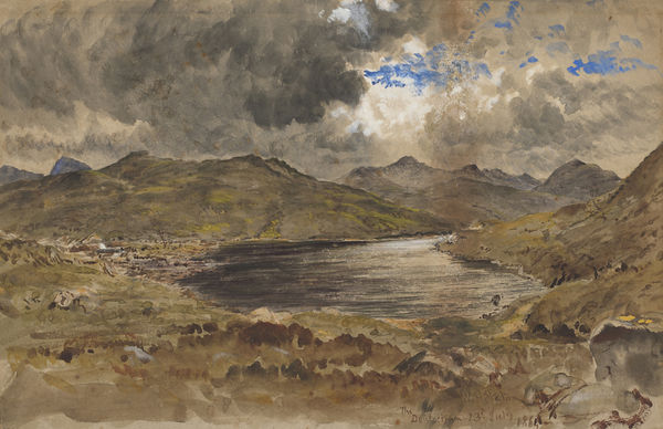 Waller Hugh Paton RSA RSW, Dubh Lochan, Banffshire, 1864