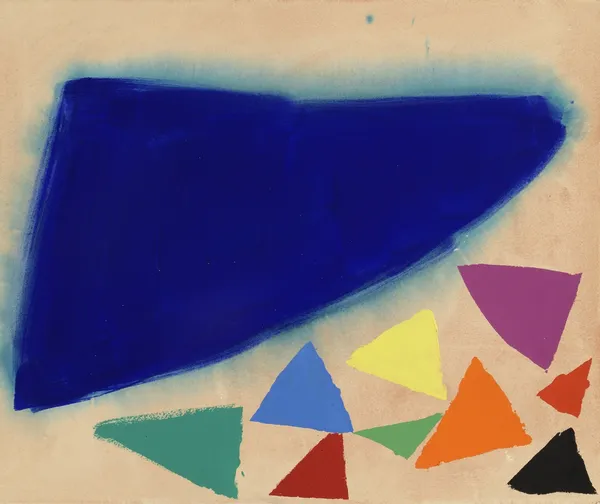 John McLean Untitled acrylic on heavy paper 22 ½ x 26 ¾ inches (57 x 68 cm)