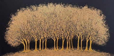 Jane Schofield, Golden Trees , 2024