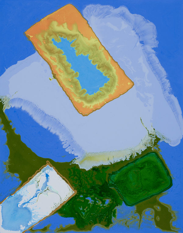 Kjell Folkvord, Green, White and Gold , 2017