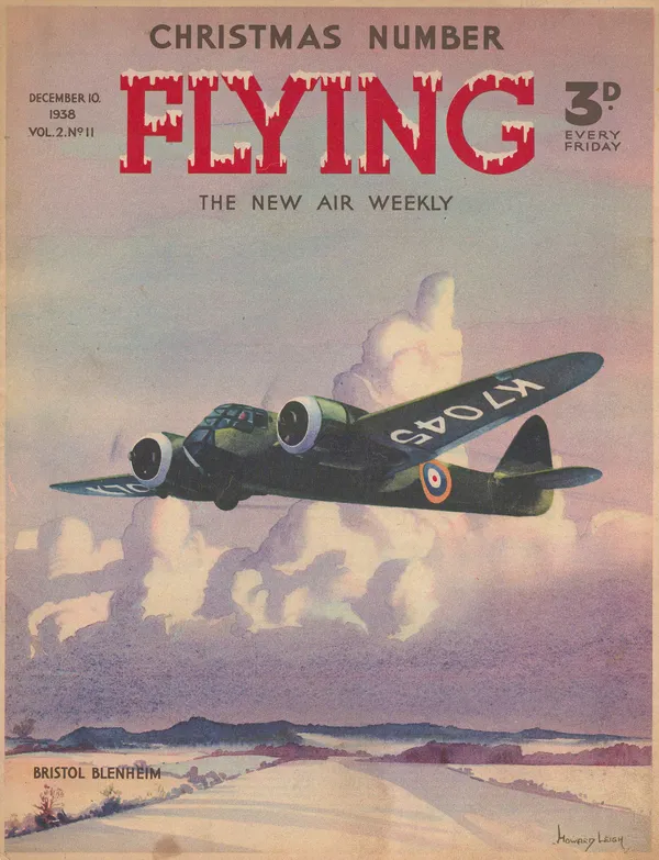 Flying Magazine, RAF - Bristol Blenheim bomber, 1938