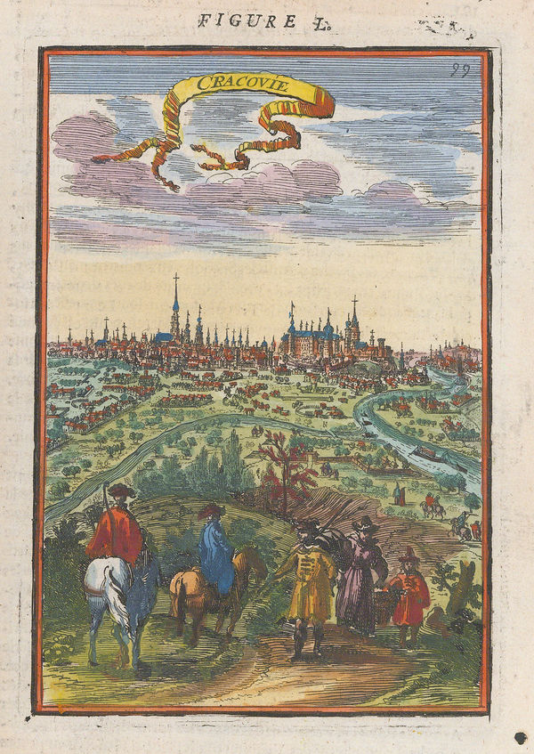 Alain Manesson Mallet, Poland - Krakow, 1719