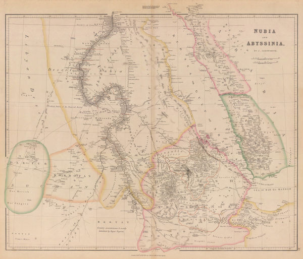 John Arrowsmith, Nubia and Abyssinia, 1840