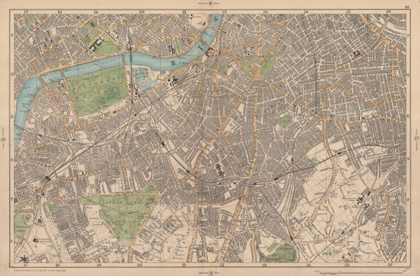 George W. Bacon, South & Southwest London, 1900