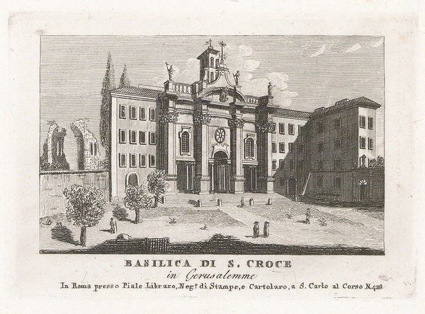 Pietro Piale, Italy - Rome, Basilica of the Holy Cross in Jerusalem, 1839