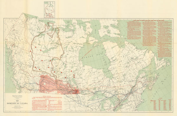James White, Wheat growing areas of Canada, 1908