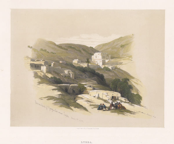 David Roberts, Holy Land - Lydda (Lod), 1839