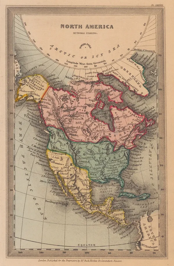 Thomas Starling, North America, 1830 c.