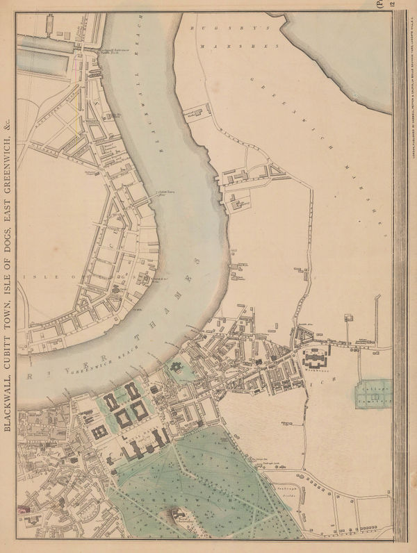 John Cassell, Greenwich, Isle of Dogs & Greenwich Peninsula, 1868