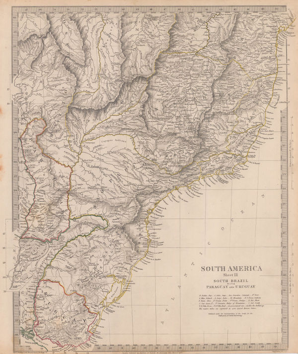 Society for the Diffusion of Useful Knowledge (SDUK), Southern Brazil, Paraguay and Uruguay, 1837