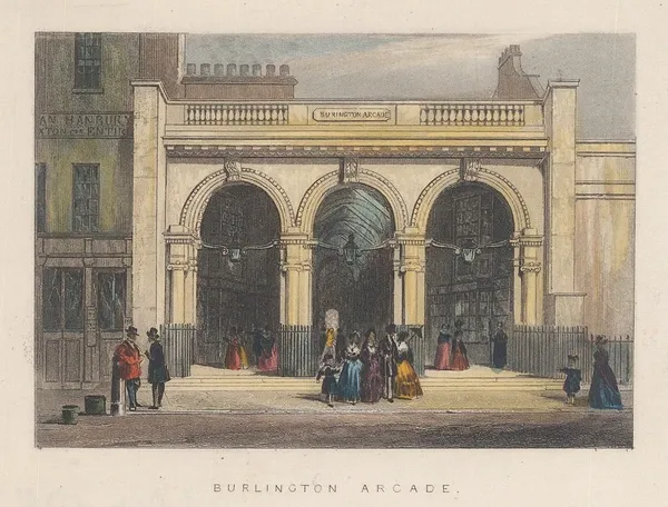John Tallis, London - Burlington Arcade, 1851