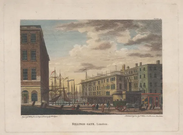 William Capon, London - Billingsgate Market, 1801