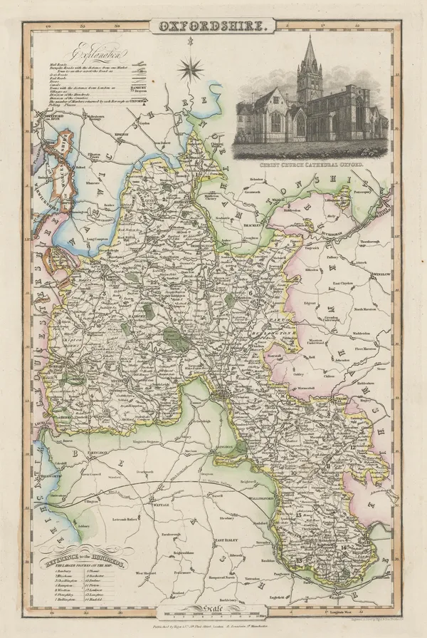James Pigot, Oxfordshire, 1840 c.