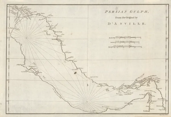 John Harrison, Chart of the Persian Gulf, 1788