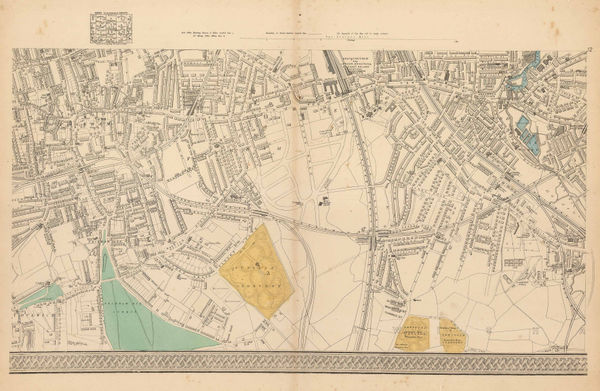 George W. Bacon, Peckham, New Cross, Nunhead & Deptford, 1880 c.