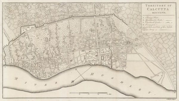 Robert Orme, Territory of Calcutta (Kolkata), 1778