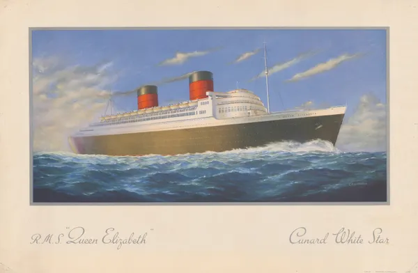 Charles Francis Hopkinson, R.M.S. Queen Elizabeth, 1949 c.