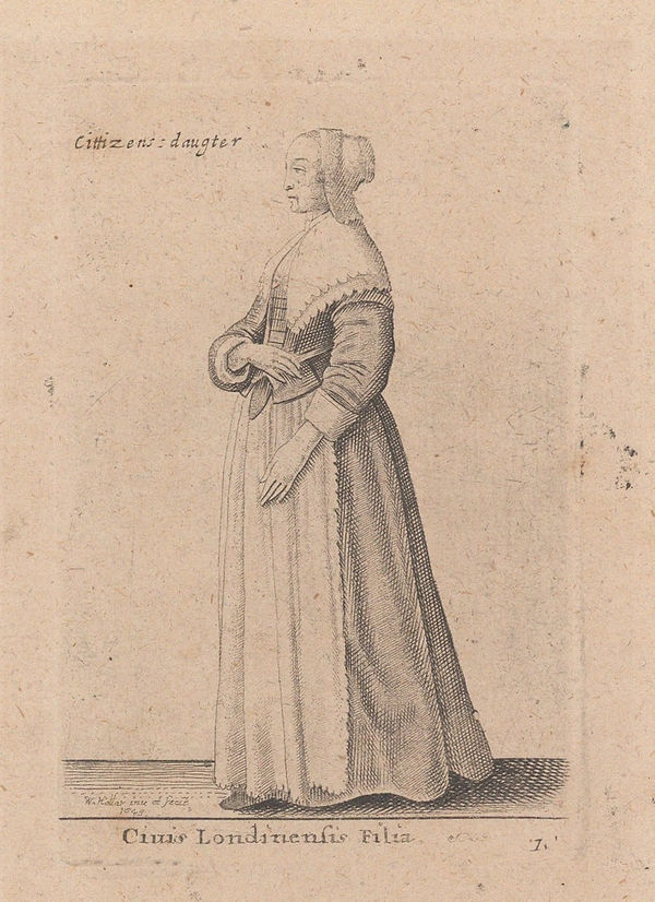 Wenceslaus Hollar, Historical costume - Theatrv Mvliervm, 1794