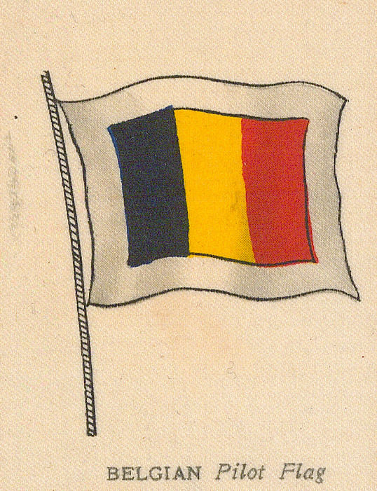 BDV Cigarettes, Flags - Belgium, Pilot Flag, 1918