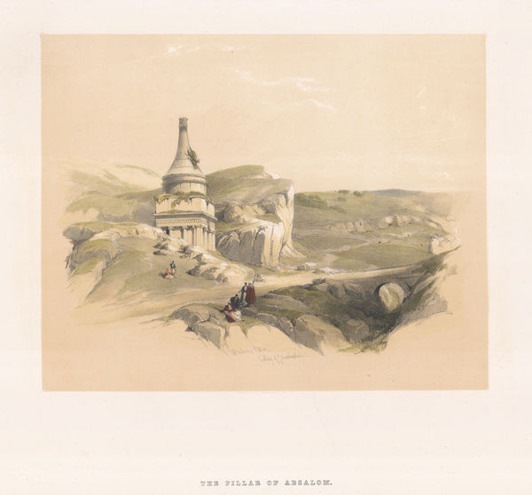 David Roberts, Holy Land - Kidron Valley, 1839