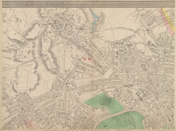 George W. Bacon, Primrose Hill, St. John's Wood, Camden & Hampstead, 1880 (c.)
